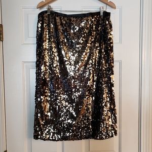 Nine west sequined skirt